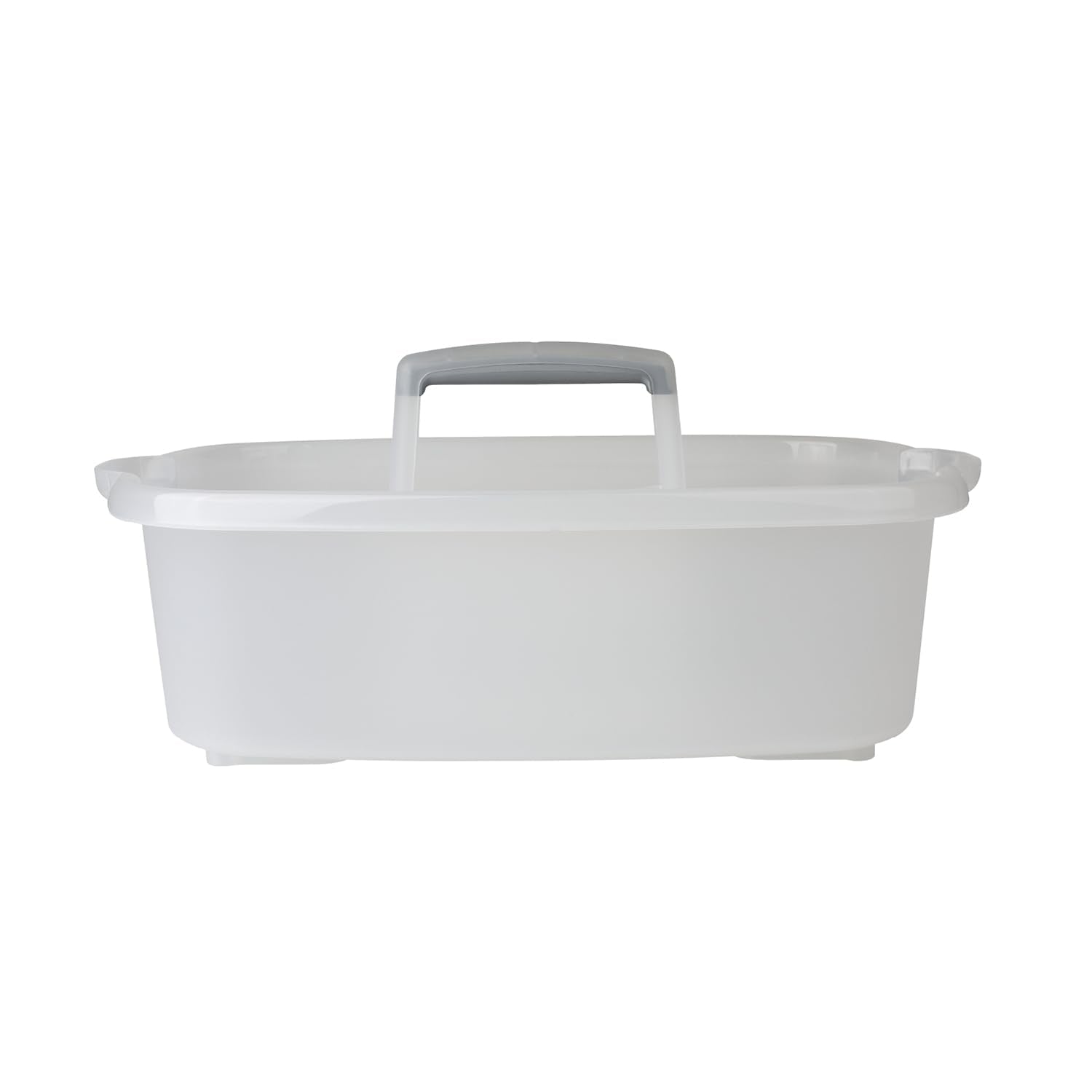 Casabella Cleaning Storage Caddy with Handle Plastic Multipurpose Organizer, Rectangle