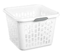 Sterilite Square Laundry Basket, Plastic Clothes Hamper, 18 Pack