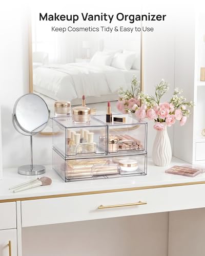 Vtopmart Stackable Storage Drawers Set