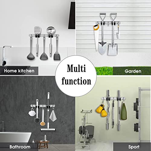 AceMining Broom and Mop Holder Wall Mounted Tools
