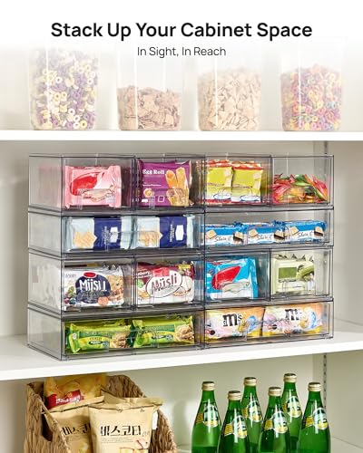 Vtopmart Stackable Storage Drawers Set