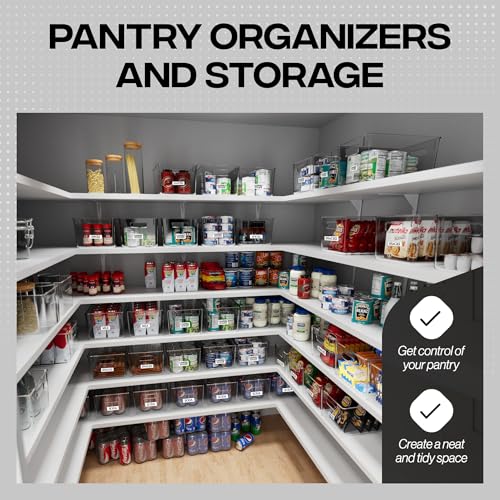 Plastic Storage Bins for Kitchen Organization
