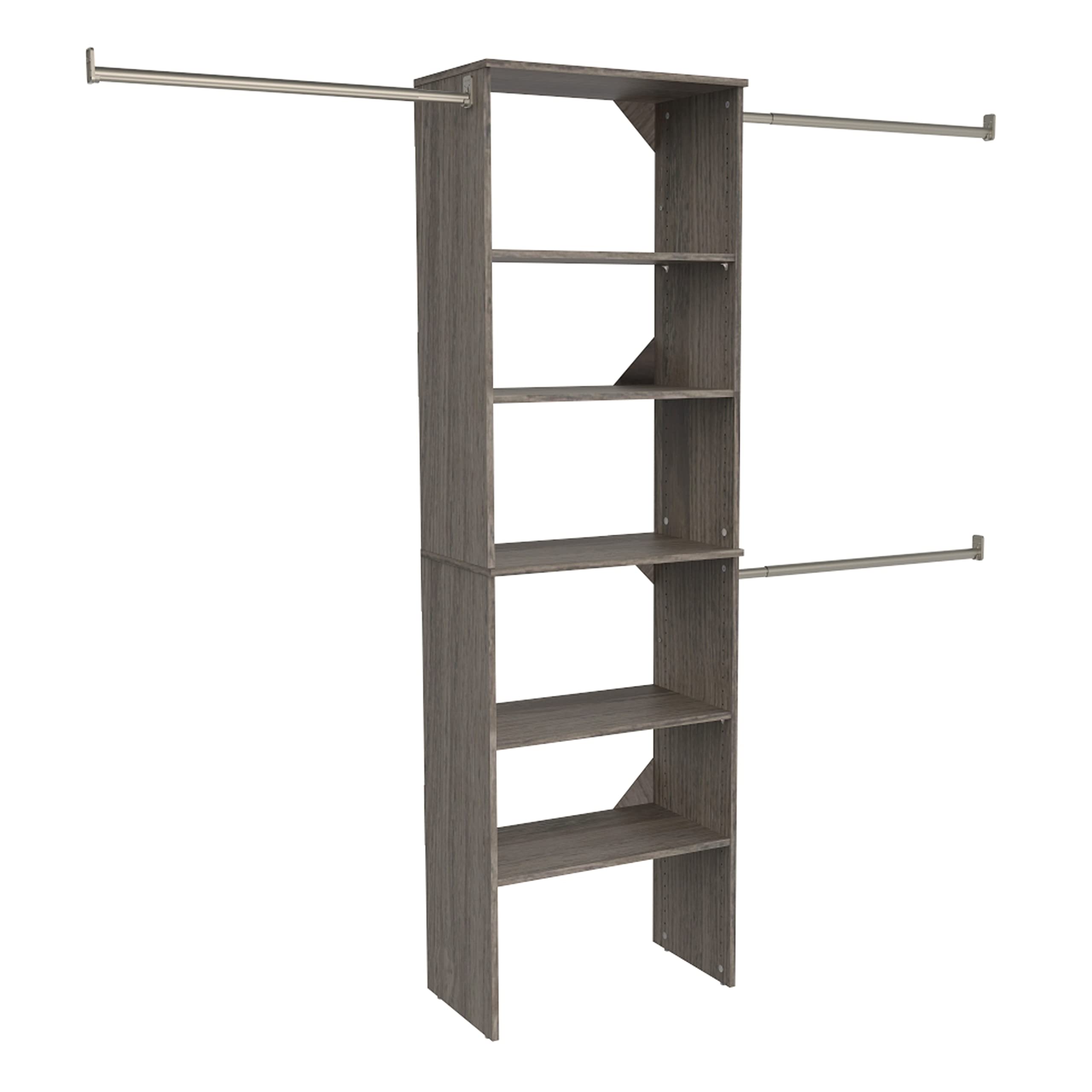 ClosetMaid SuiteSymphony Wood Closet Organizer Starter Kit with Tower