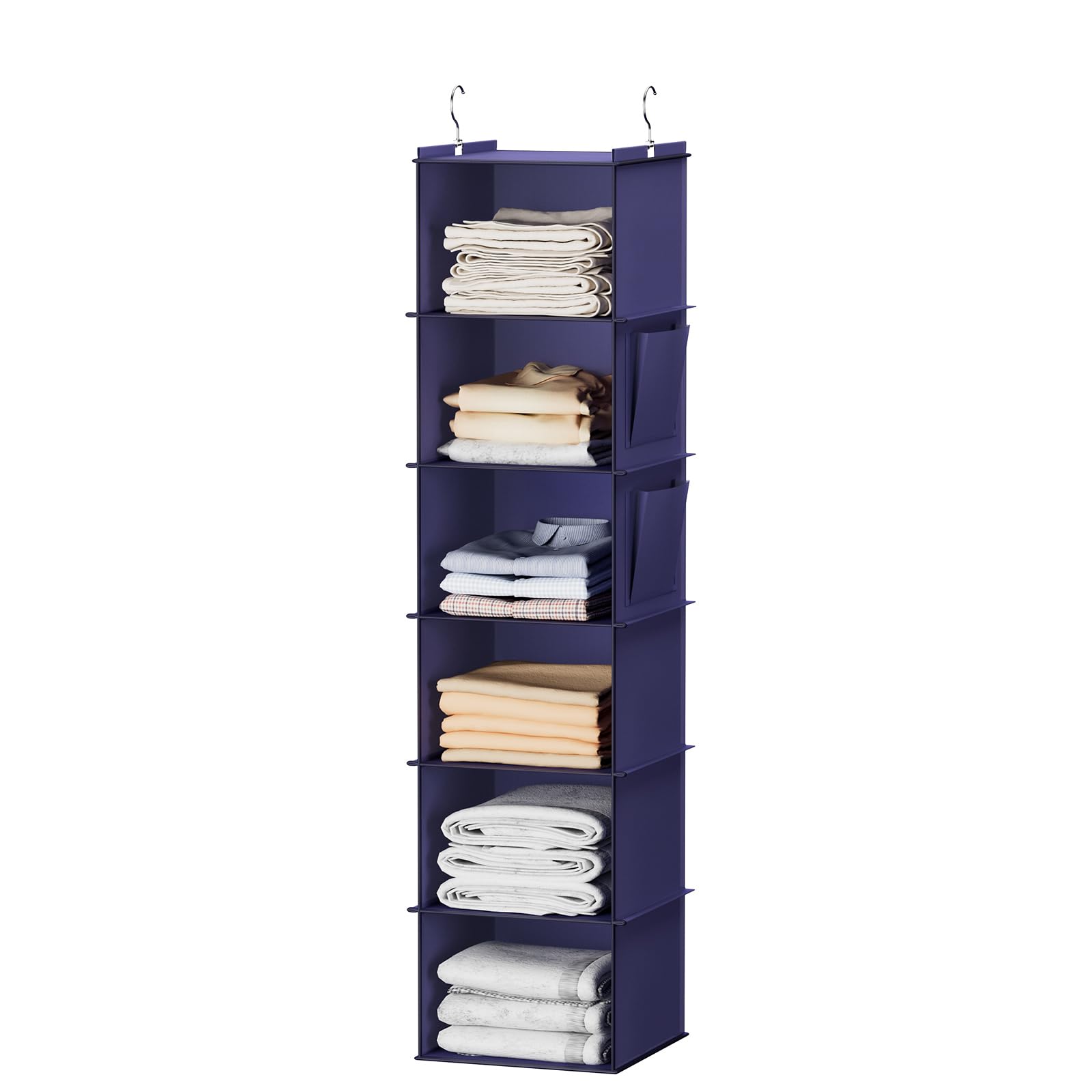 YOUDENOVA Hanging Closet Organizer, Hanging Storage Shelves