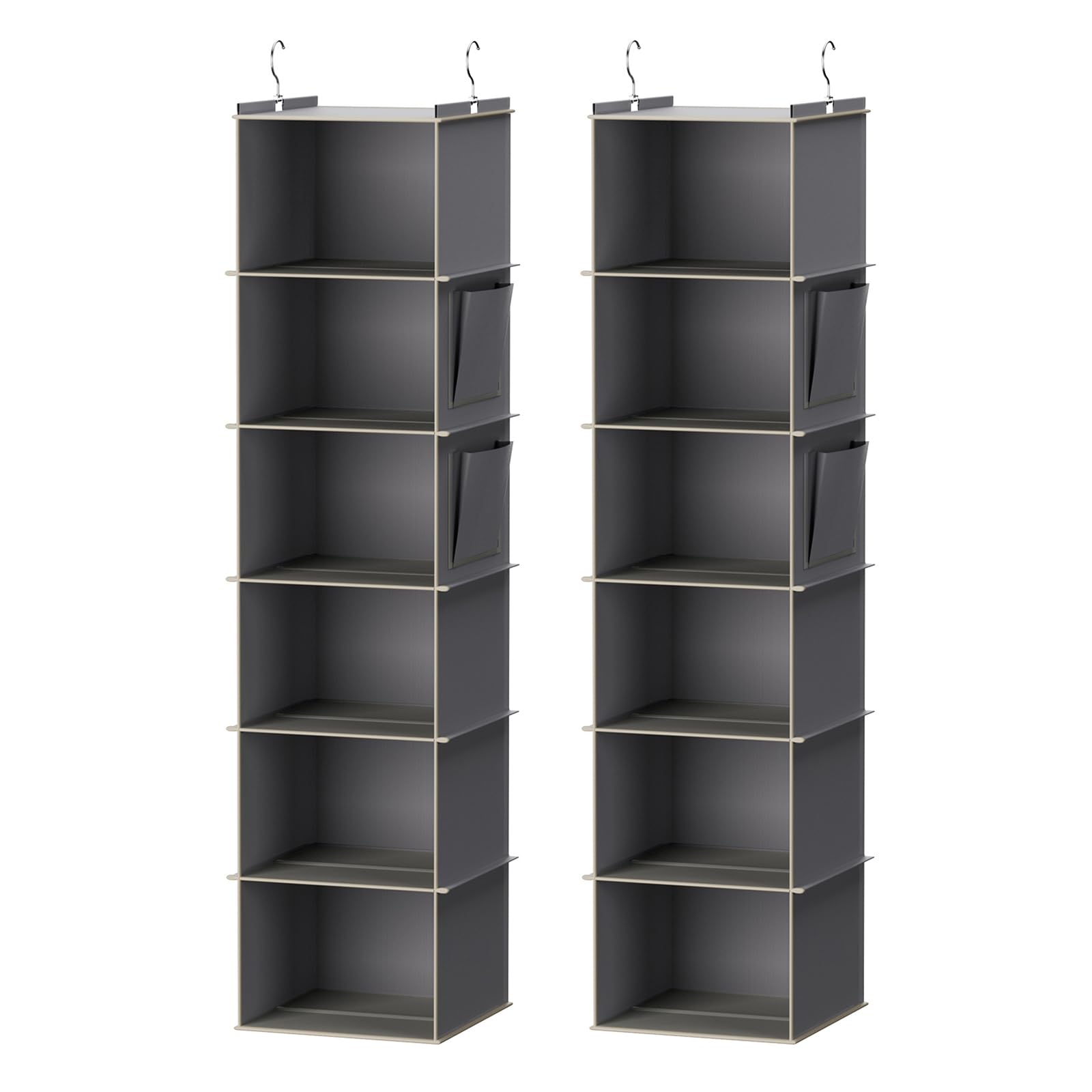 YOUDENOVA Hanging Closet Organizer, Hanging Storage Shelves