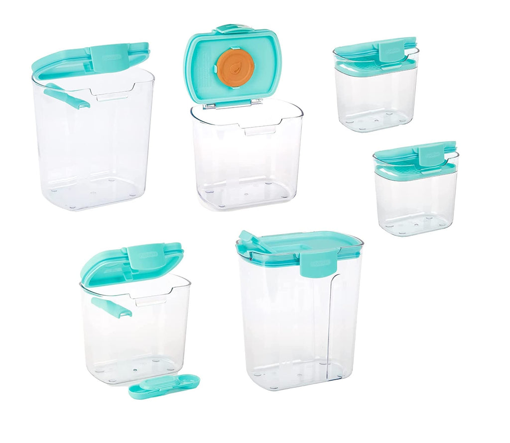 Progressive ProKeeper Baker's Airtight Kitchen Storage Canister Container Set for Flour, Sugar & More, Keeps Ingredients Fresh, with Accessories