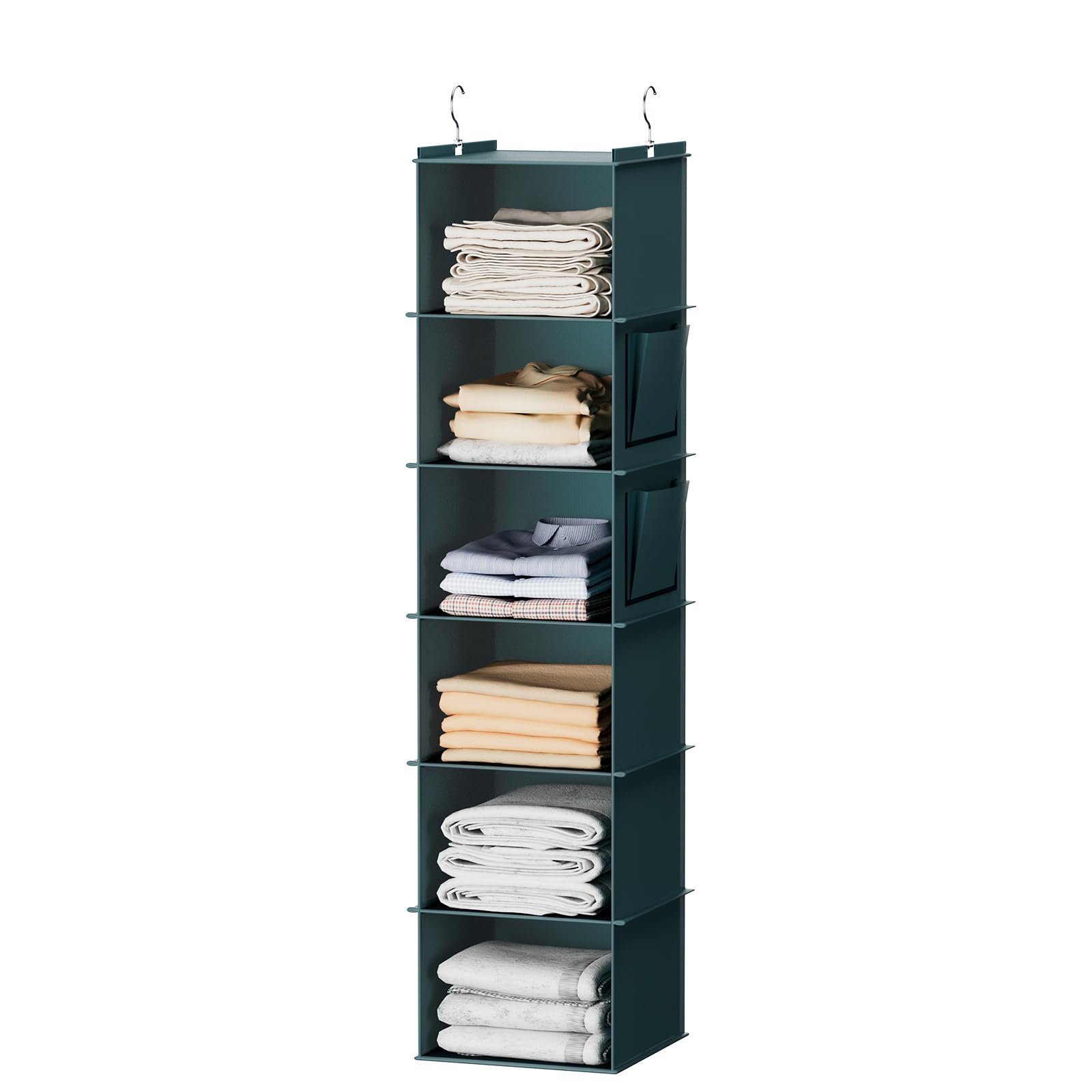 YOUDENOVA Hanging Closet Organizer, Hanging Storage Shelves