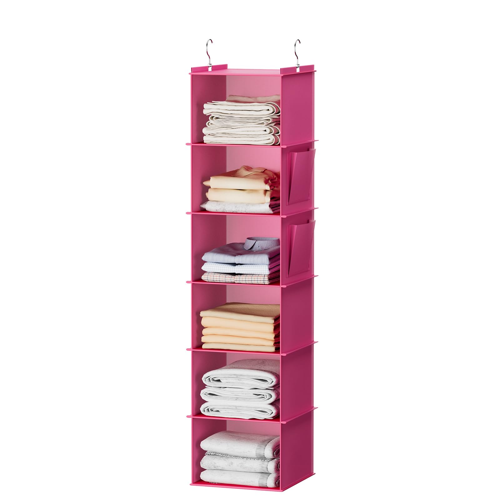YOUDENOVA Hanging Closet Organizer, Hanging Storage Shelves