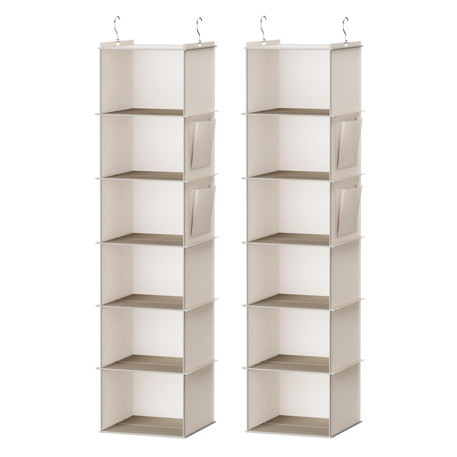 YOUDENOVA Hanging Closet Organizer, Hanging Storage Shelves