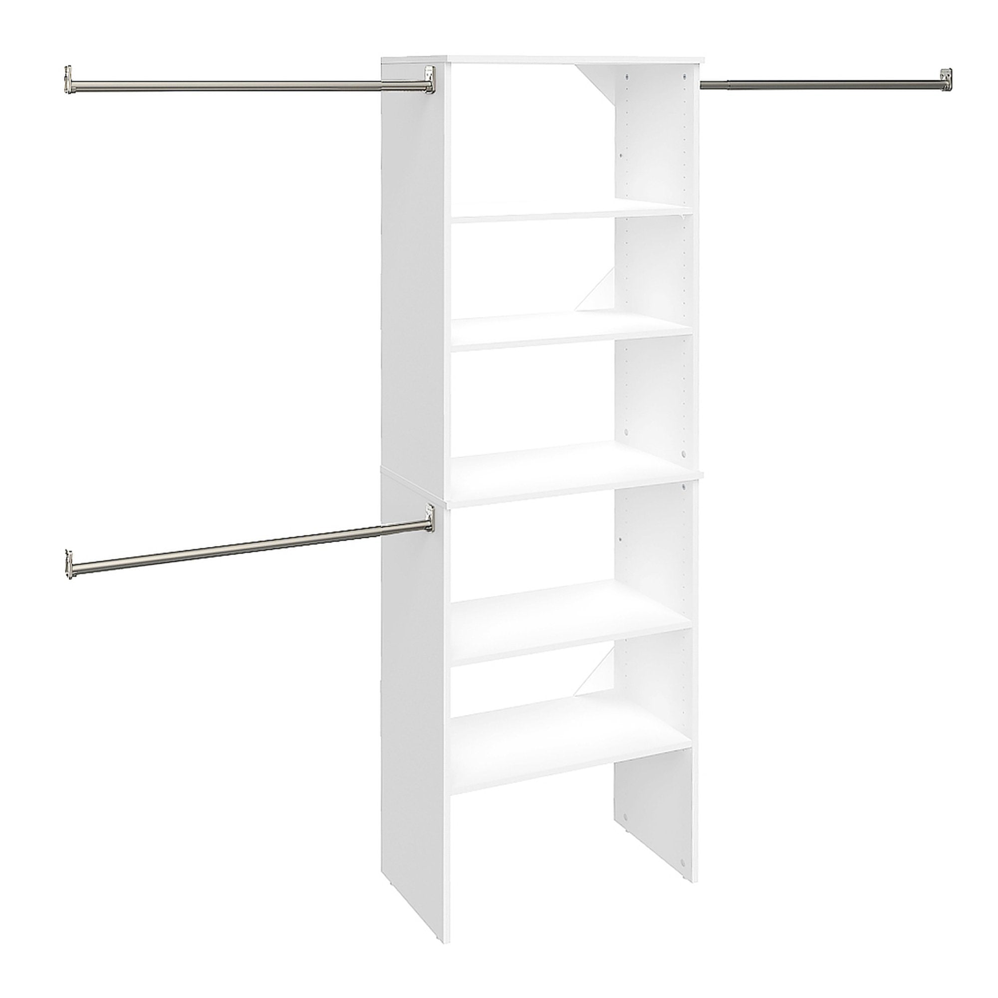 ClosetMaid SuiteSymphony Wood Closet Organizer Starter Kit with Tower