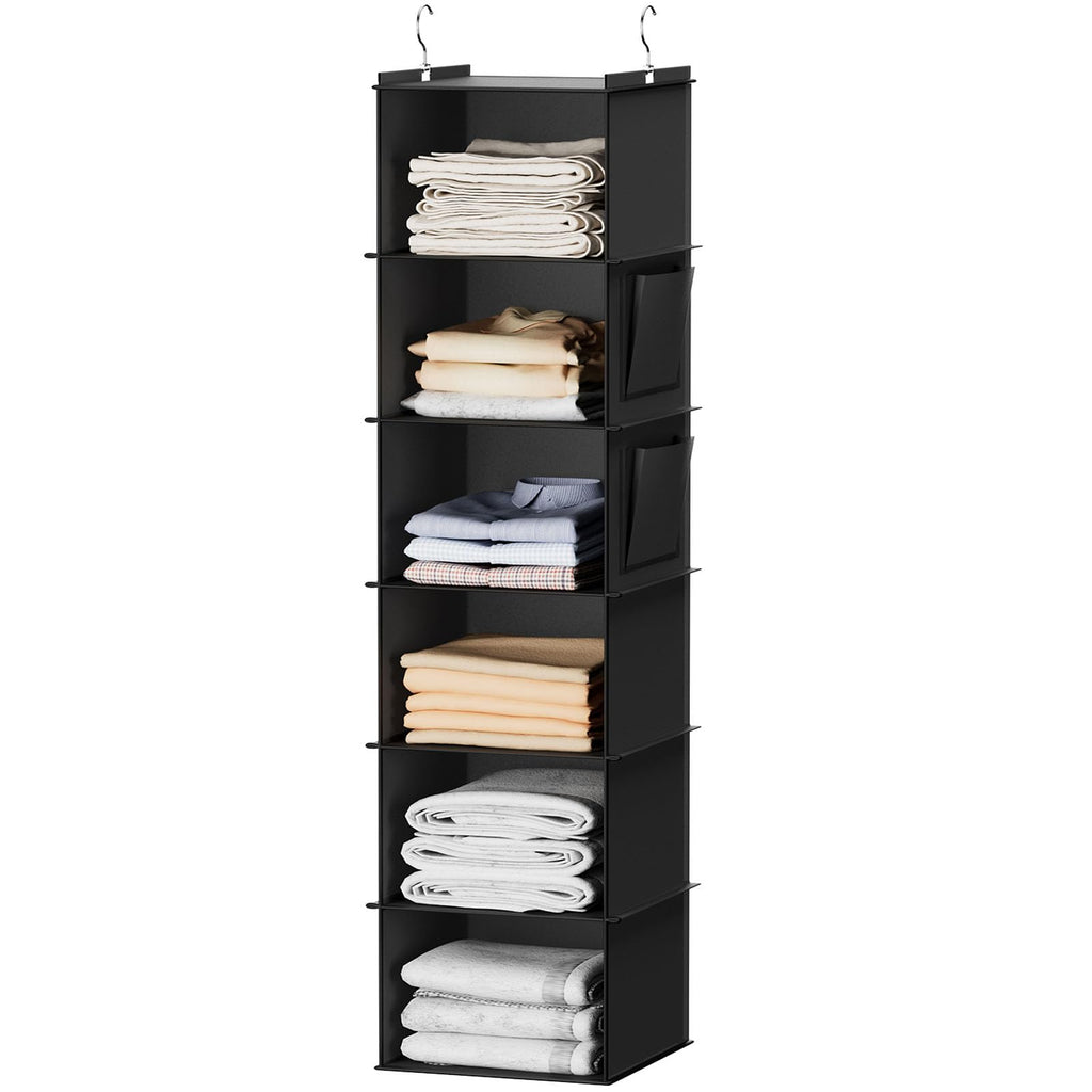 YOUDENOVA Hanging Closet Organizer, Hanging Storage Shelves