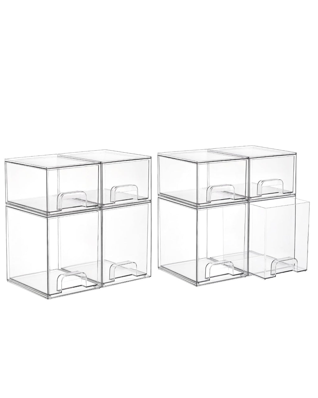 Vtopmart Stackable Storage Drawers Set
