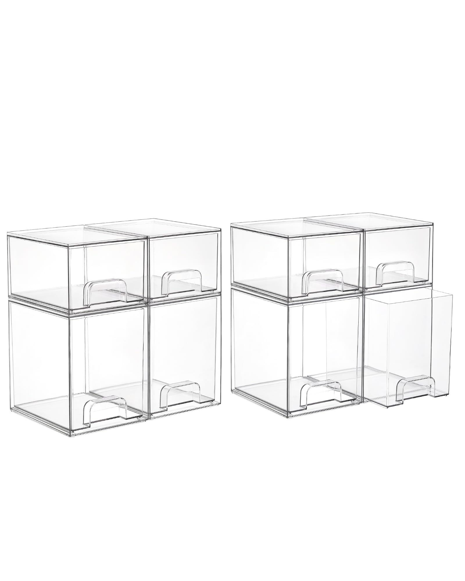 Vtopmart Stackable Storage Drawers Set