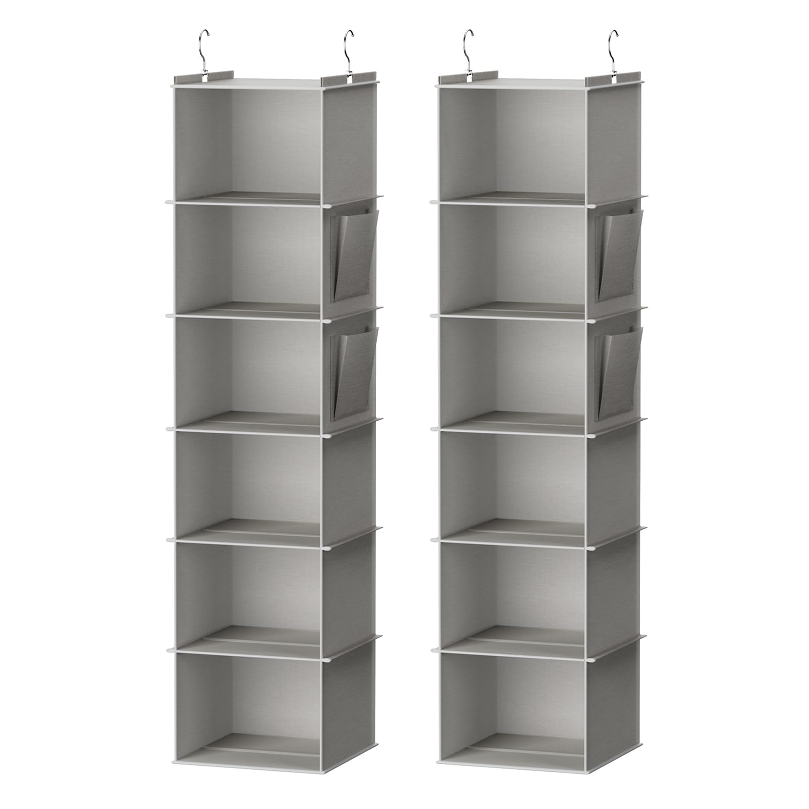 YOUDENOVA Hanging Closet Organizer, Hanging Storage Shelves