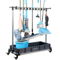 Floor Standing Mop and Broom Storage Rack