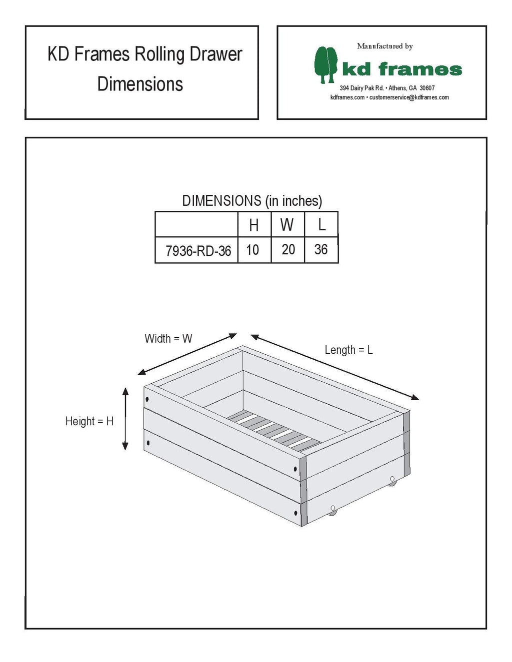 Rolling Under Bed Storage Drawer - Set of 2