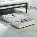TIOPGHAD 2-Pack Under Bed Storage Drawers Organizer with Wheels