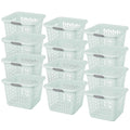 Sterilite Laundry Basket, Plastic Clothes Hamper, Large Square Bin with Comfort Grip Handles and Reinforced Rim