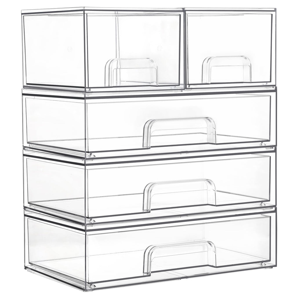 Vtopmart Stackable Storage Drawers Set