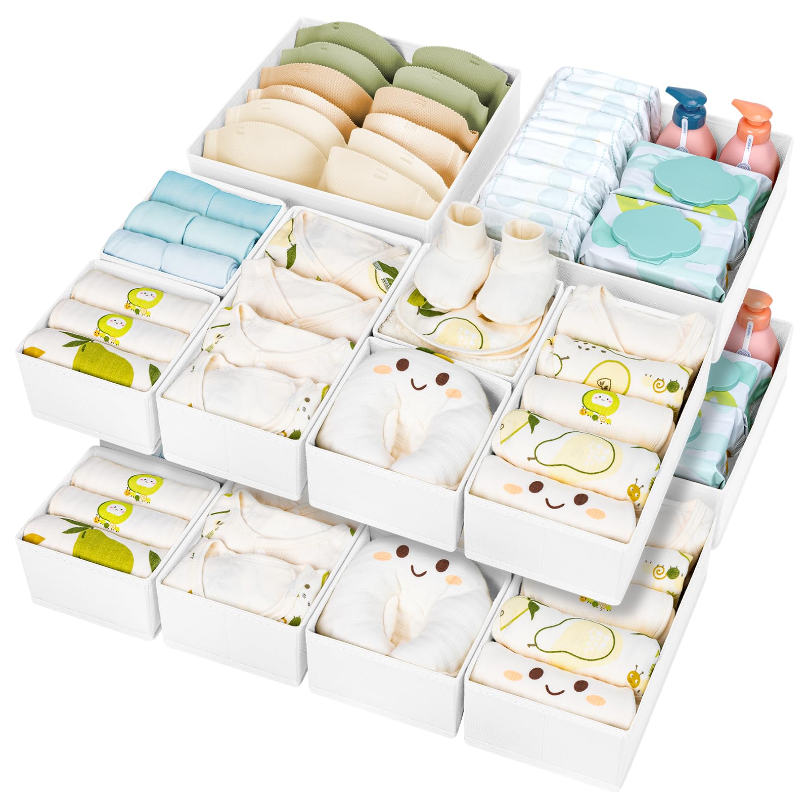 DIMJ Drawer Organizer Clothes