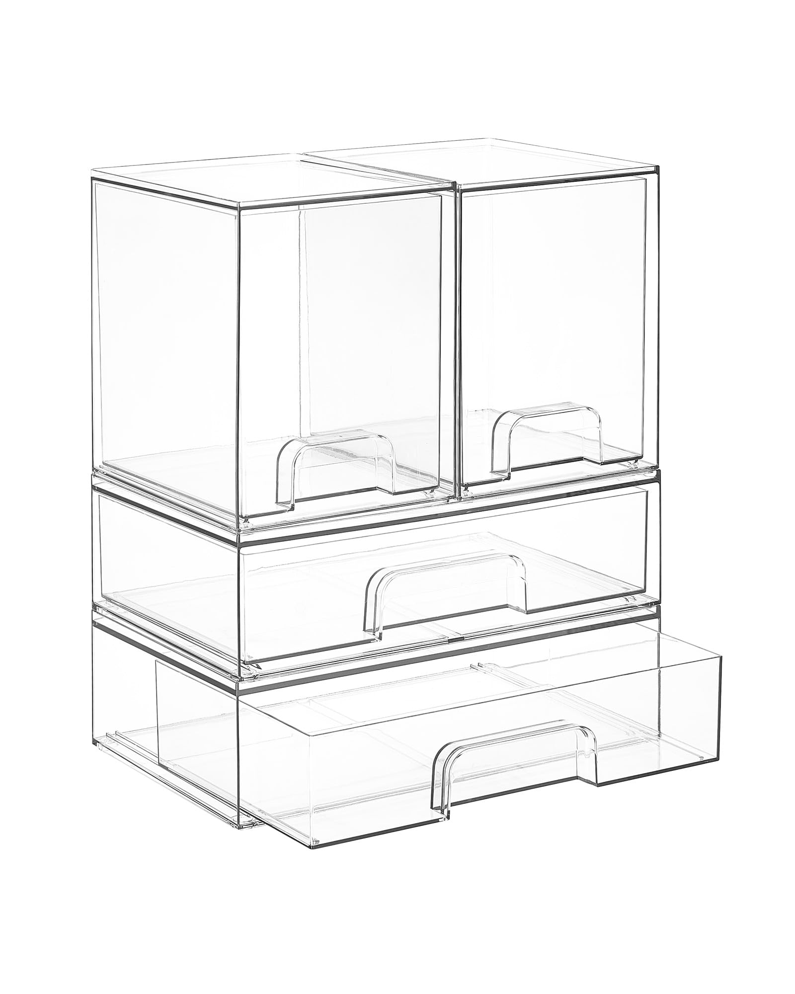 Vtopmart Stackable Storage Drawers Set