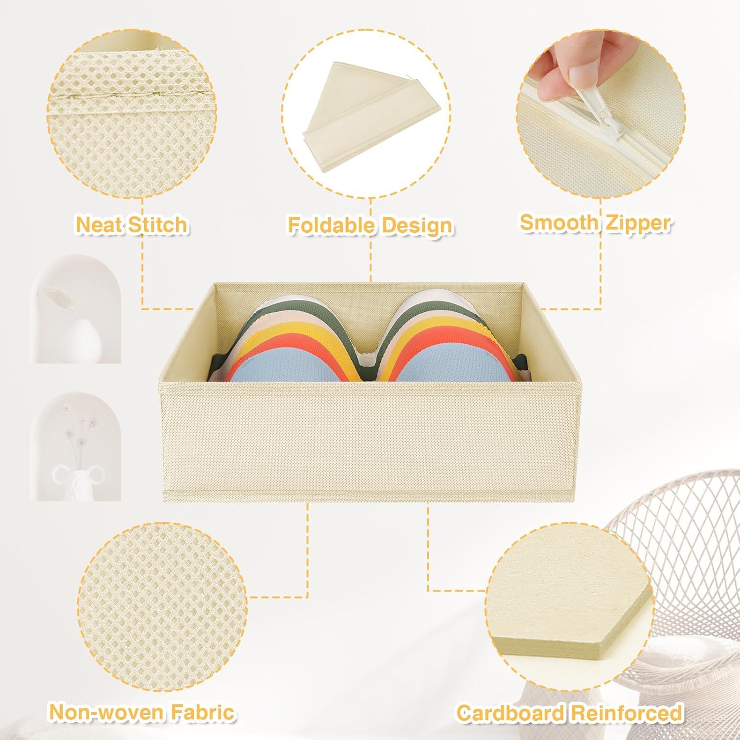 DIMJ Drawer Organizer Clothes