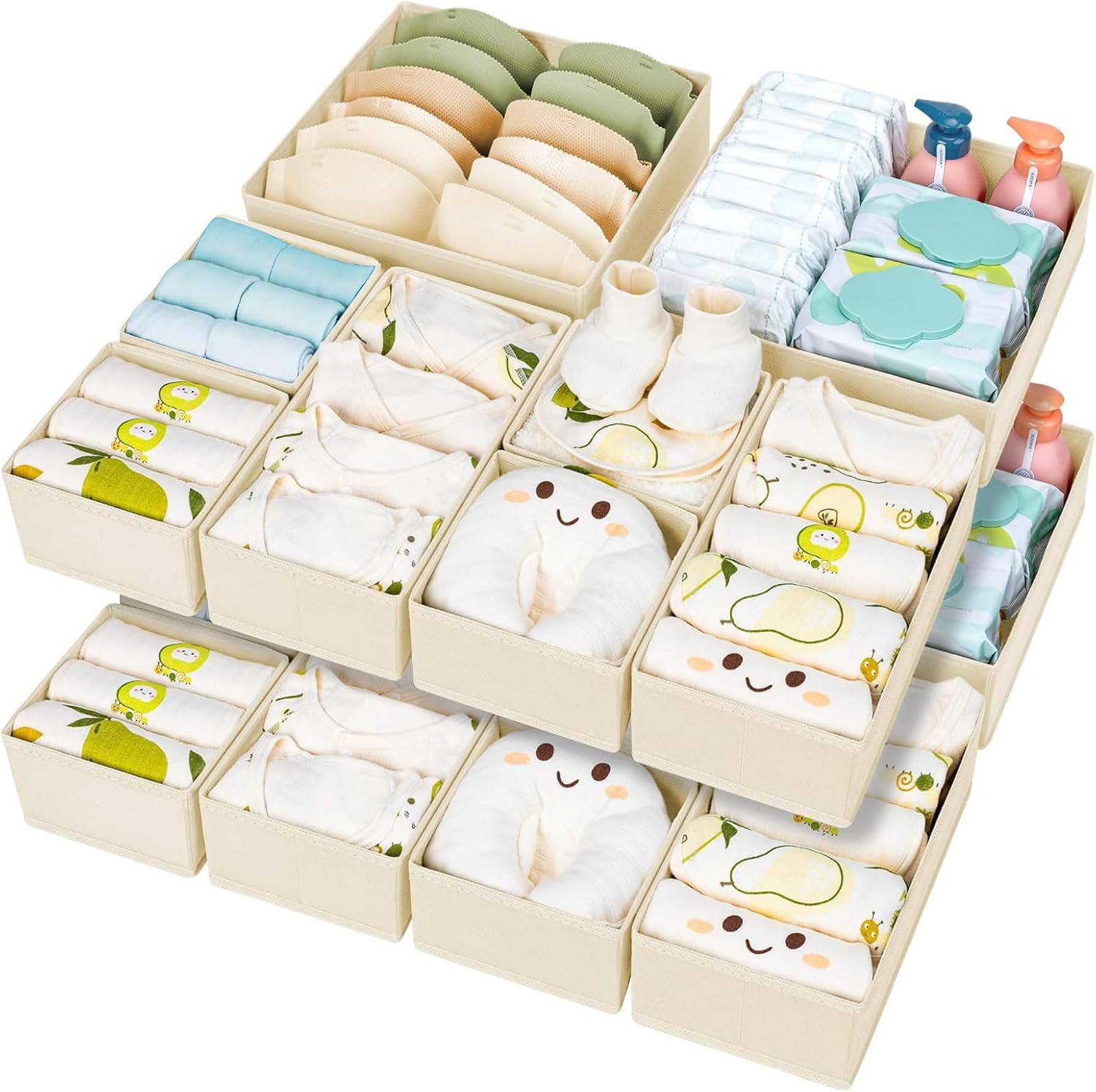 DIMJ Drawer Organizer Clothes