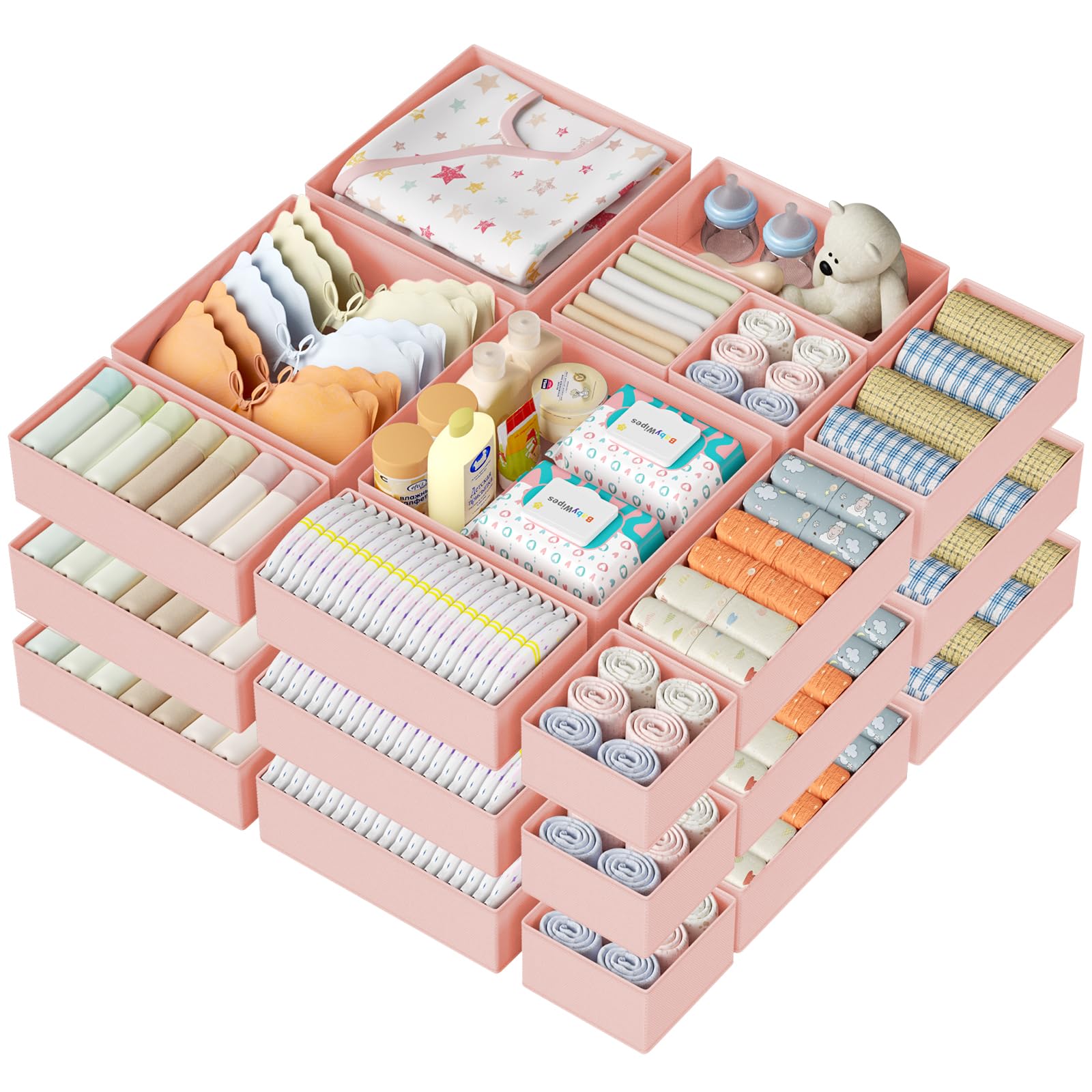 DIMJ Drawer Organizer Clothes