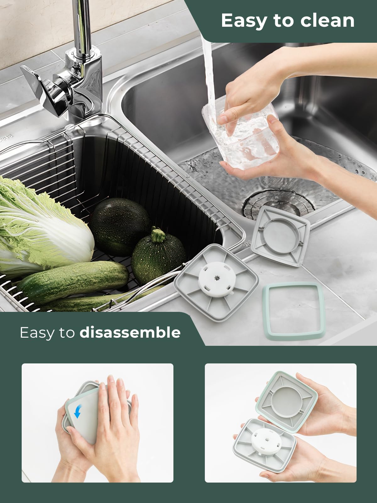 Tourdeus Food Storage Containers with Lid, Airtight Pantry Canisters