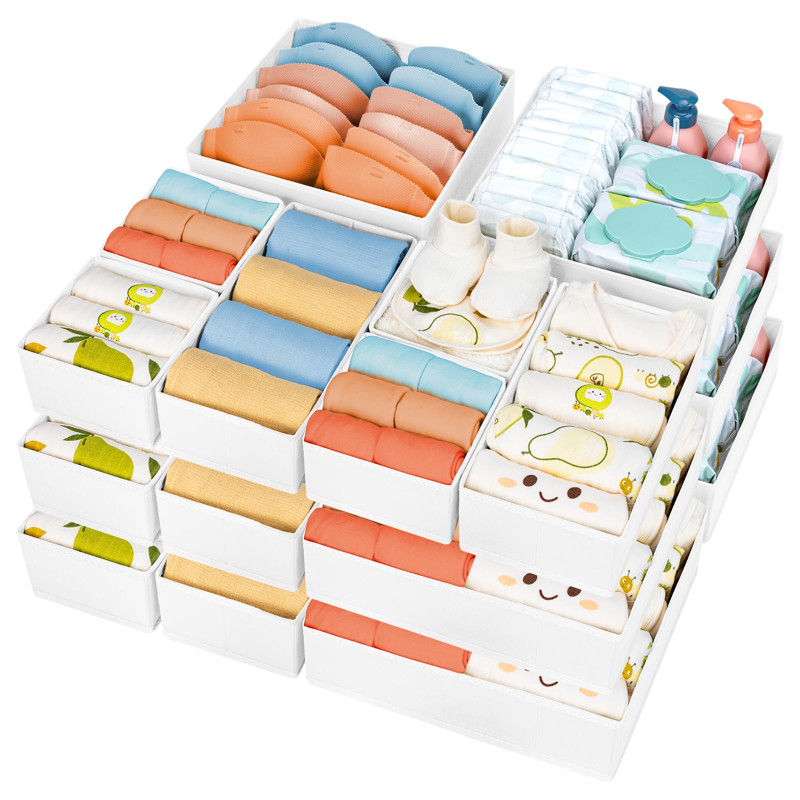 DIMJ Drawer Organizer Clothes