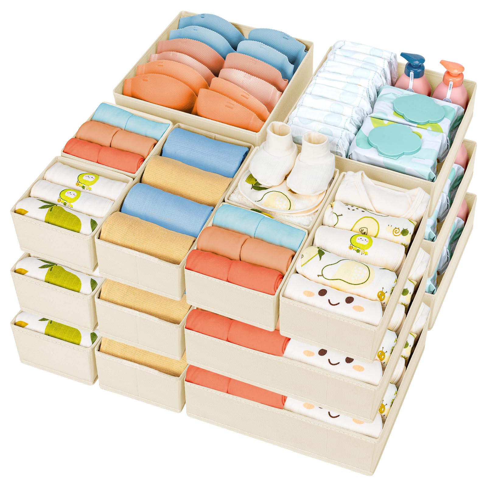 DIMJ Drawer Organizer Clothes