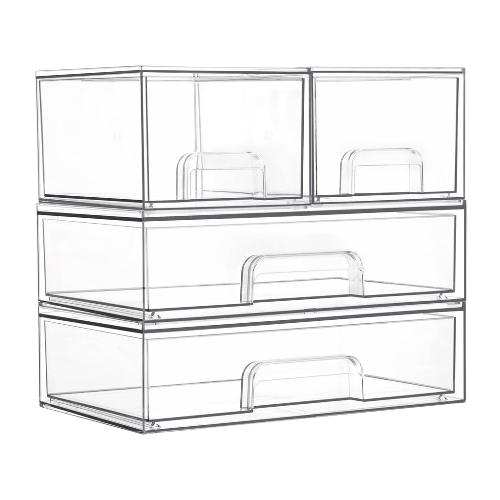 Vtopmart Stackable Storage Drawers Set