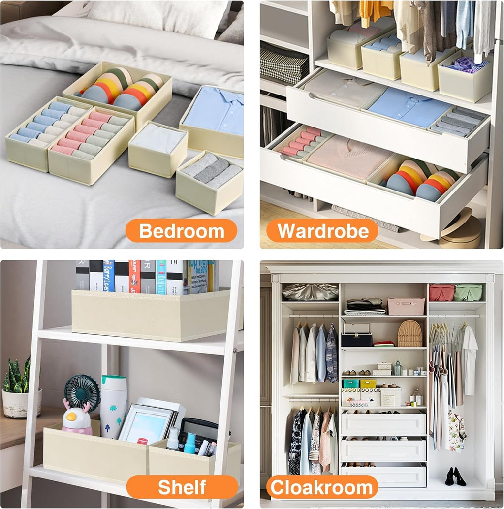 DIMJ Drawer Organizer Clothes