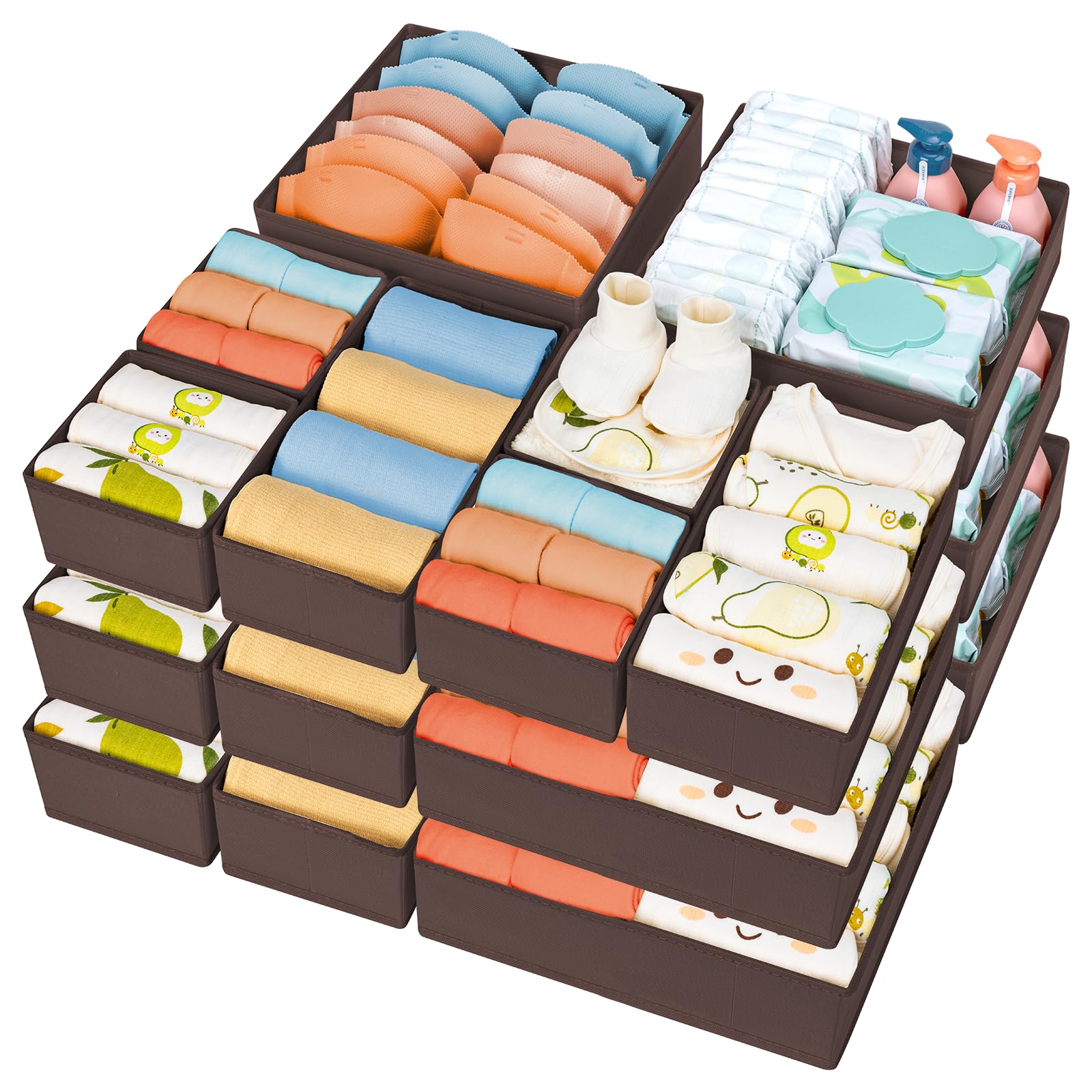 DIMJ Drawer Organizer Clothes