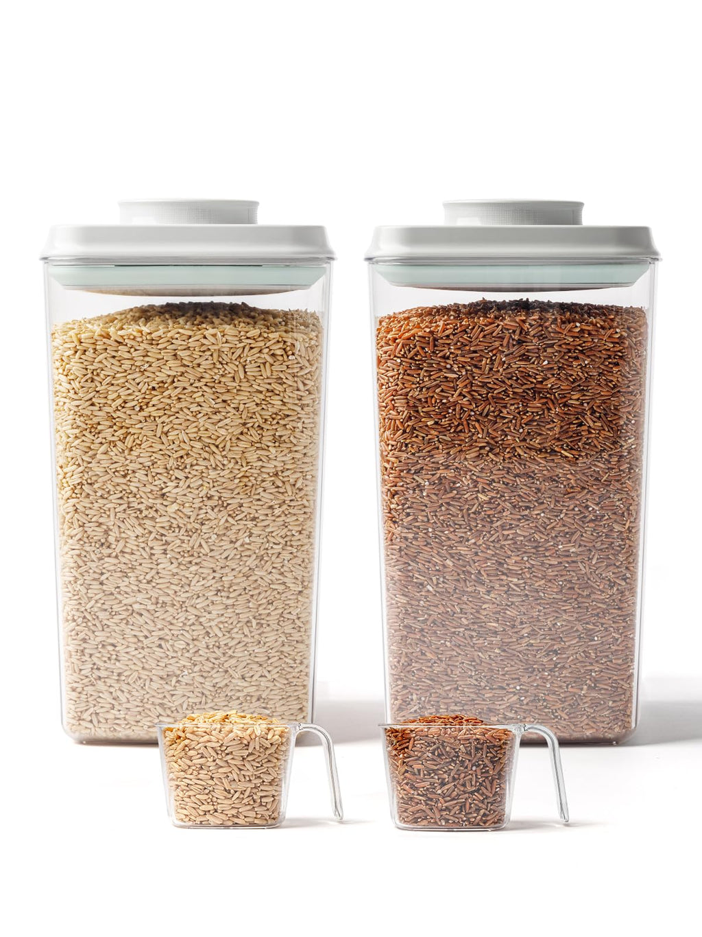 Tourdeus Food Storage Containers with Lid, Airtight Pantry Canisters