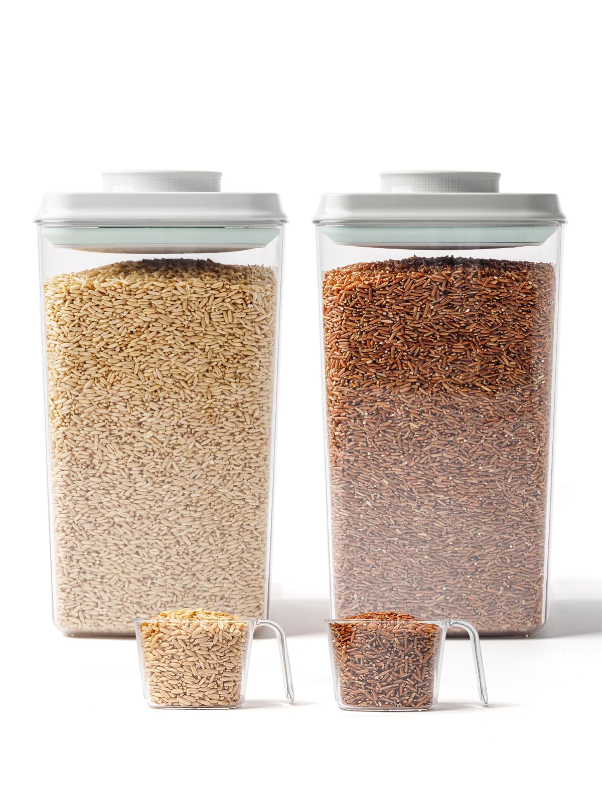 Tourdeus Food Storage Containers with Lid, Airtight Pantry Canisters