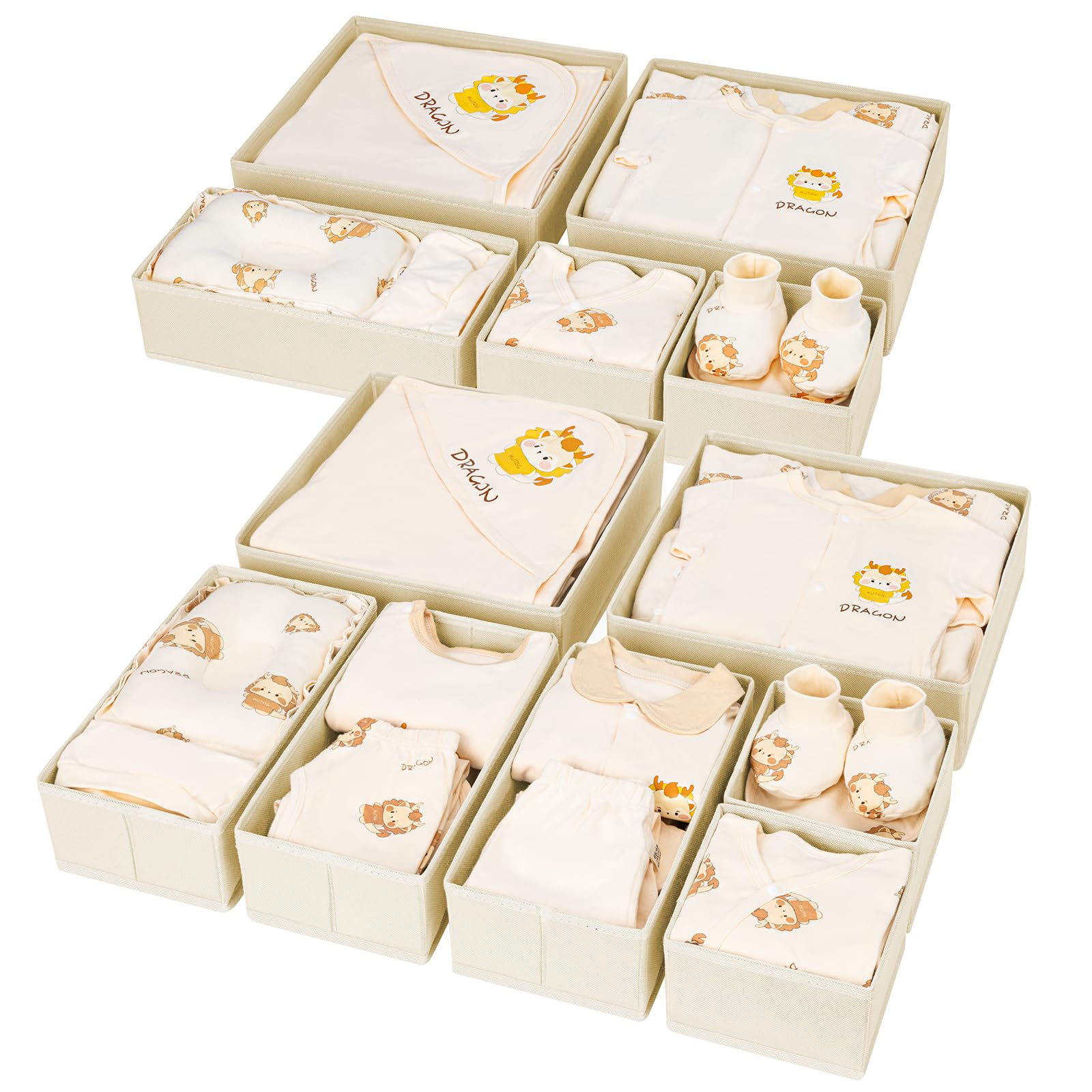 DIMJ Drawer Organizer Clothes