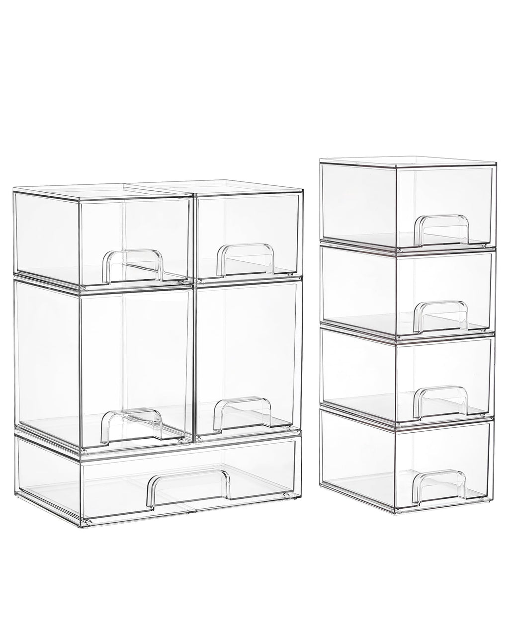 Vtopmart Stackable Storage Drawers Set