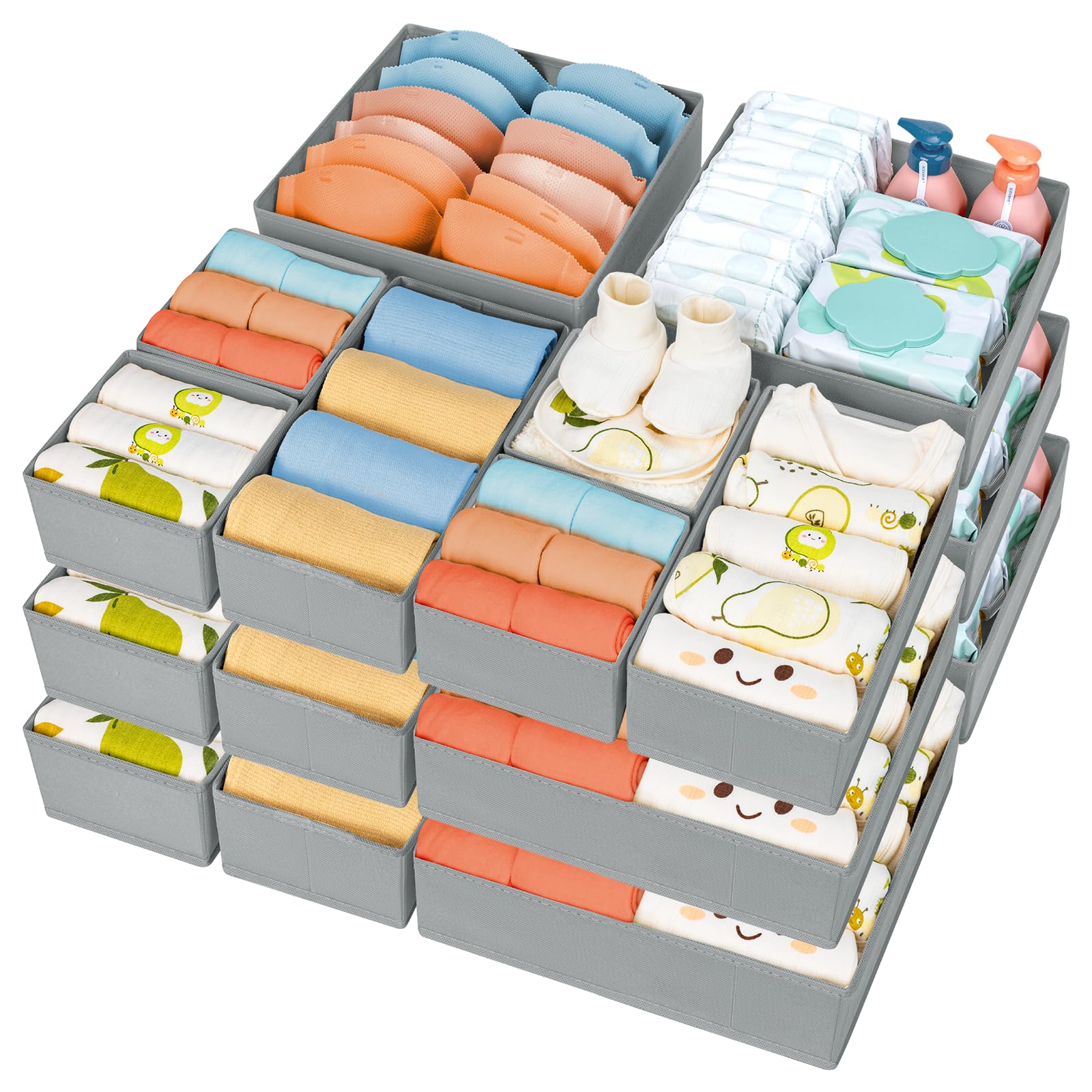 DIMJ Drawer Organizer Clothes