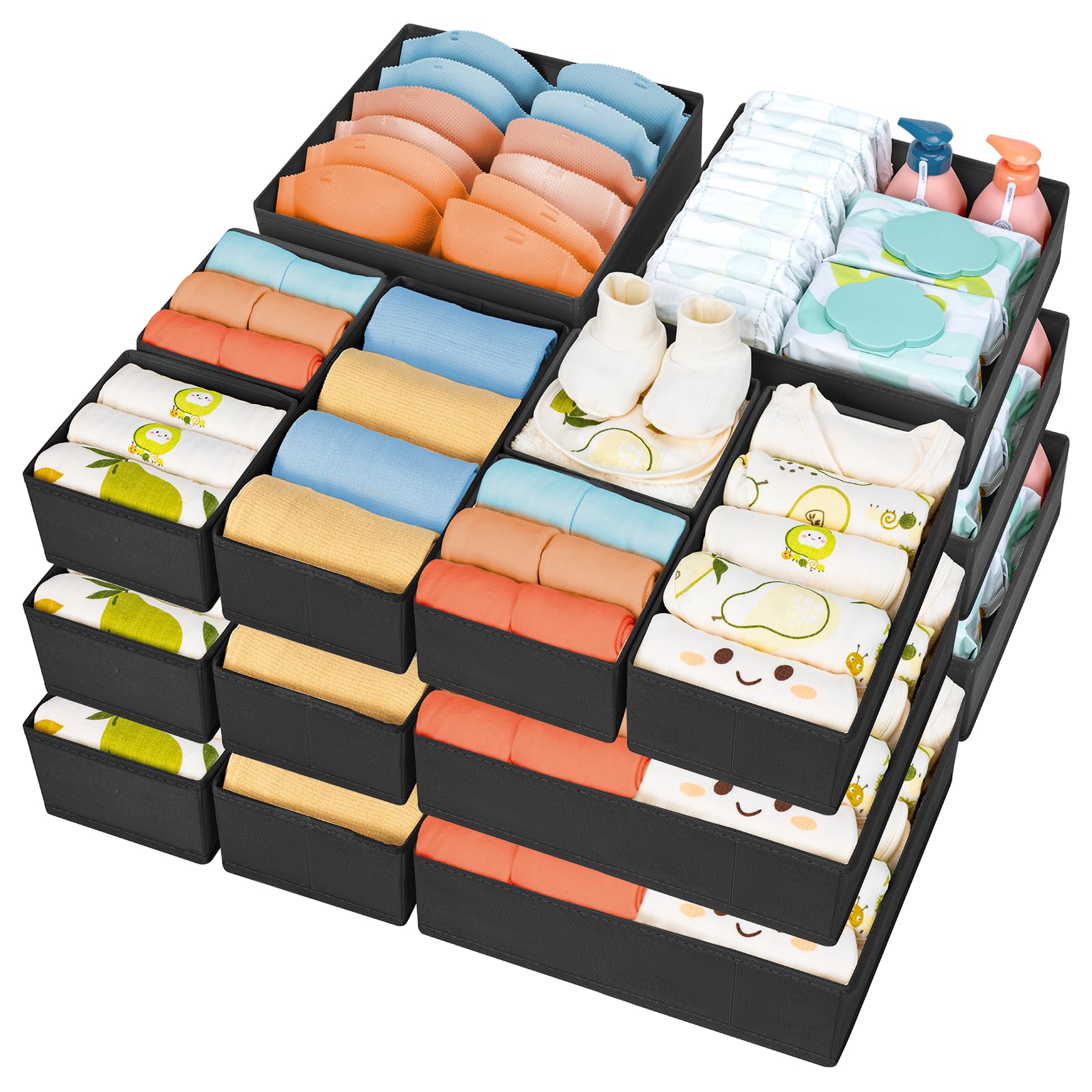 DIMJ Drawer Organizer Clothes