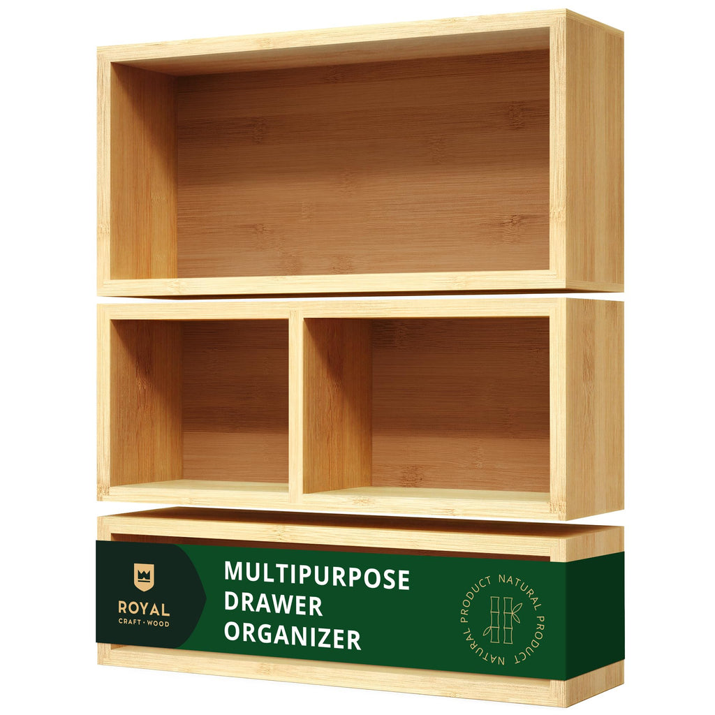 ROYAL CRAFT WOOD Bamboo Sticky Note Pad Holder for Desk - Self-Stick Note Pad Holders