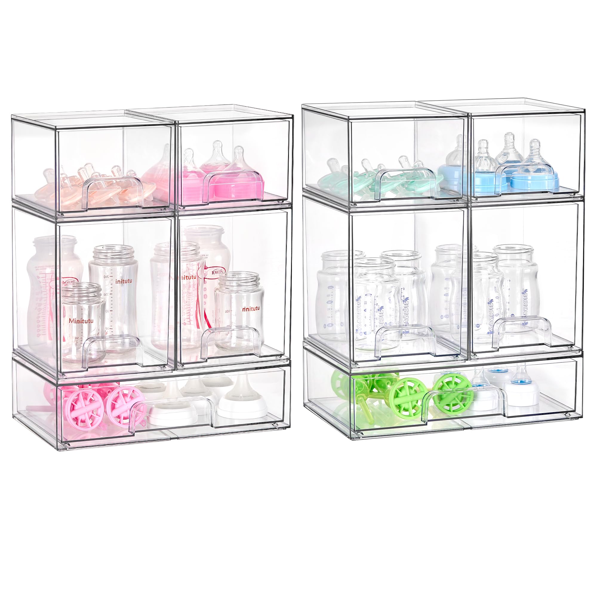 Vtopmart Stackable Storage Drawers Set