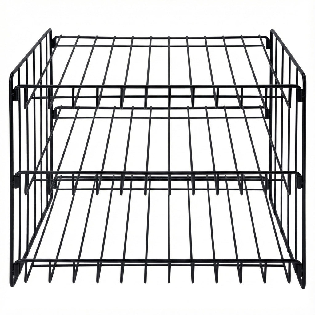 Kitchen Details 3 Tier Can Storage Organizer Rack
