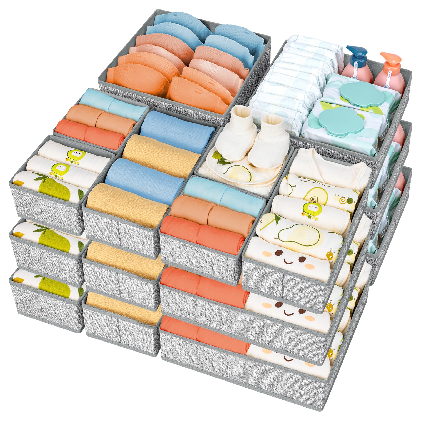 DIMJ Drawer Organizer Clothes