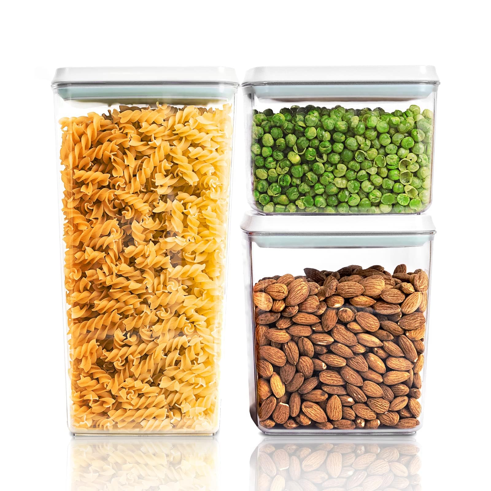 Tourdeus Food Storage Containers with Lid, Airtight Pantry Canisters