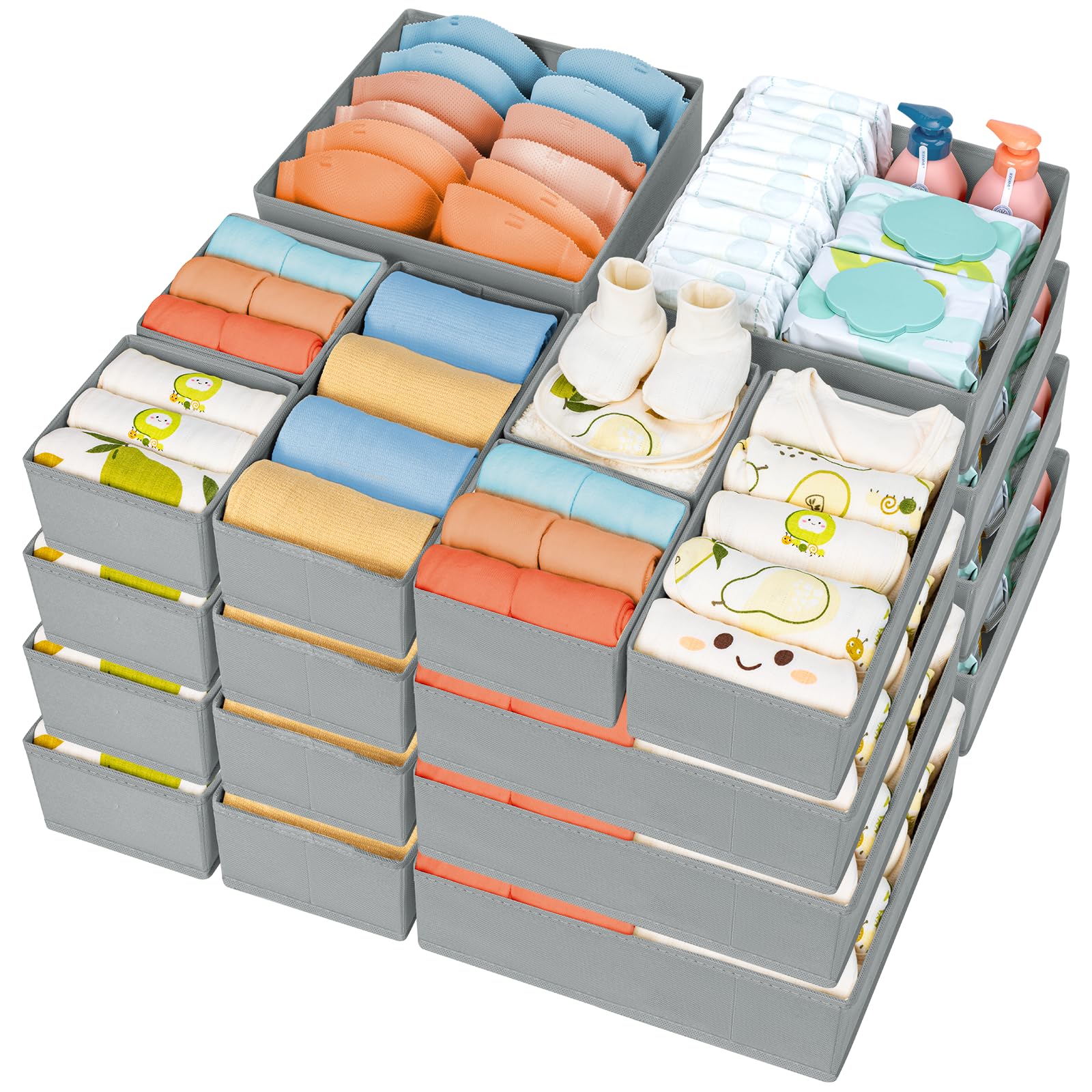 DIMJ Drawer Organizer Clothes